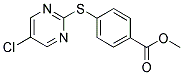 4-[(5-CHLOROPYRIMIDIN-2-YL)THIO]BENZOIC ACID, METHYL ESTER Struktur