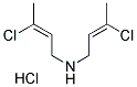 BIS-(3-CHLORO-BUT-2-ENYL)-AMINEHYDROCHLORIDE Struktur