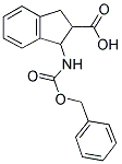 1-BENZYLOXYCARBONYLAMINO-INDAN-2-CARBOXYLIC ACID Struktur