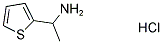 1-THIOPHEN-2-YL-ETHYL-AMMONIUM CHLORIDE Struktur