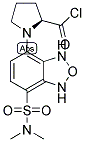 (S)-(-)-1-[7-(N,N-DIMETHYLSULFAMOYL)-4-BENZOFURAZANYL]-2-PYRROLIDINECARBONYL CHLORIDE Struktur