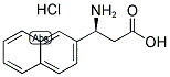 (S)-3-AMINO-3-(2-NAPHTHYL)-PROPANOIC ACID HYDROCHLORIDE Struktur