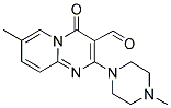 7-METHYL-2-(4-METHYL-PIPERAZIN-1-YL)-4-OXO-4H-PYRIDO[1,2-A]PYRIMIDINE-3-CARBALDEHYDE Struktur