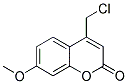 4-CHLOROMETHYL-7-METHOXY-CHROMEN-2-ONE Struktur