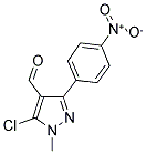 5-CHLORO-3-(4-NITROPHENYL)-1-METHYL-1H-PYRAZOLE-4-CARBALDEHYDE Struktur