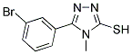 5-(3-BROMOPHENYL)-4-METHYL-4H-1,2,4-TRIAZOLE-3-THIOL Struktur