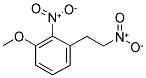 1-(3-METHOXY-2-NITROPHENYL)-2-NITROETHANE Struktur