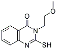 2-MERCAPTO-3-(2-METHOXY-ETHYL)-3H-QUINAZOLIN-4-ONE Struktur