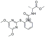 (2R)-2-[2-[(4,6-DIMETHOXYPYRIMIDIN-2-YL)THIO]BENZAMIDO]PROPANOIC ACID, METHYL ESTER