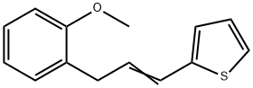 2-[(E)-3-(2-METHOXYPHENYL)-1-PROPENYL]THIOPHENE Struktur