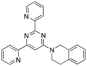 2-(2,6-DIPYRIDIN-2-YLPYRIMIDIN-4-YL)-1,2,3,4-TETRAHYDROISOQUINOLINE Struktur