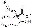 1-AZIDO-2-HYDROXYINDANE-1-CARBOXYLIC ACID, METHYL ESTER Struktur