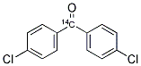 4,4-DICHLOROBENZOPHENONE, [CARBONYL-14C] Struktur