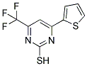 4-(TRIFLUOROMETHYL)-6-(THIOPHEN-2-YL)PYRIMIDINE-2-THIOL Struktur