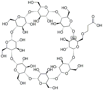 CARBOXYETHYL GAMMA-CYCLODEXTRIN Struktur