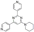 4-PIPERIDIN-1-YL-2,6-DIPYRIDIN-4-YLPYRIMIDINE Struktur