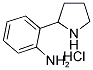 2-(2-AMINOPHENYL) PYRROLIDINE HYDROCHLORIDE Struktur