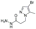 3-(4-BROMO-5-METHYL-PYRAZOL-1-YL)-PROPIONIC ACID HYDRAZIDE Struktur