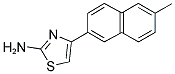 4-(6-METHYL-NAPHTHALEN-2-YL)-THIAZOL-2-YLAMINE Struktur