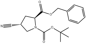 BOC-L-TRANSPRO(4-CN)-OBN Struktur