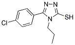 5-(4-CHLORO-PHENYL)-4-PROPYL-4H-[1,2,4]TRIAZOLE-3-THIOL Struktur