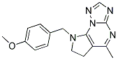 8-(4-METHOXYBENZYL)-5-METHYL-7,8-DIHYDRO-6H-PYRROLO[3,2-E][1,2,4]TRIAZOLO[1,5-A]PYRIMIDINE Struktur