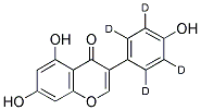 4',5,7-TRIHYDROXYISOFLAVONE-2',3',5',6'-D4 Struktur