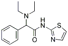 2-(DIETHYLAMINO)-2-PHENYL-N-(1,3-THIAZOL-2-YL)ACETAMIDE Struktur