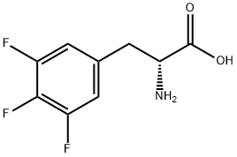 (R)-2-AMINO-3-(3,4,5-TRIFLUORO-PHENYL)-PROPIONIC ACID Struktur