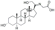 5-ALPHA-PREGNAN-3-ALPHA, 21-DIOL-20-ONE-CARBOXYMETHYLOXIME Struktur