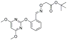 [2-AZA-3-[2-[(4,6-DIMETHOXYPYRIMIDIN-2-YL)OXY]PHENYL]-1-OXAPROP-2-ENYL]ACETIC ACID, TERT-BUTYL ESTER Struktur