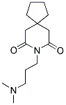 8-[3-(DIMETHYLAMINO)PROPYL]-8-AZASPIRO[4.5]DECANE-7,9-DIONE Struktur
