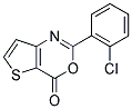 2-(2-CHLOROPHENYL)-4H-THIENO[3,2-D][1,3]OXAZIN-4-ONE Struktur