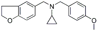 N-CYCLOPROPYL-2,3-DIHYDRO-N-(4-METHOXYBENZYL)-5-BENZOFURANMETHANAMINE