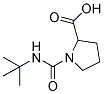 1-[(TERT-BUTYLAMINO)CARBONYL]PYRROLIDINE-2-CARBOXYLIC ACID Struktur