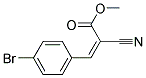 METHYL 3-(4-BROMOPHENYL)-2-NITRILEPROP-2-ENOATE Struktur