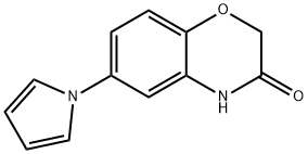 6-(1H-PYRROL-1-YL)-2H-1,4-BENZOXAZIN-3(4H)-ONE Struktur