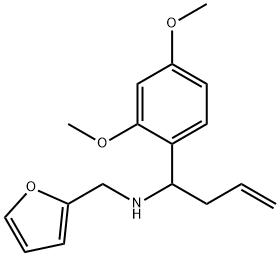 [1-(2,4-DIMETHOXY-PHENYL)-BUT-3-ENYL]-FURAN-2-YLMETHYL-AMINE Struktur