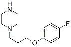 1-[3-(4-FLUOROPHENOXY)PROPYL]PIPERAZINE Struktur