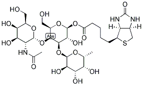 BIOTIN-BLOOD GROUP A TRISACCHARIDE Struktur