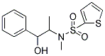 THIOPHENE-2-SULFONIC ACID (2-HYDROXY-1-METHYL-2-PHENYL-ETHYL)-METHYL-AMIDE Struktur