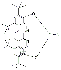 (1S,2S)-(+)-[1,2-CYCLOHEXANEDIAMINO-N N'-BIS(3,5-DI-T-BUTYLSALICYLIDENE)]CHROMIUM (III) CHLORIDE Struktur