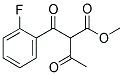 2-(2-FLUORO-BENZOYL)-3-OXO-BUTYRIC ACID METHYL ESTER Struktur