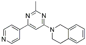 2-(2-METHYL-6-PYRIDIN-4-YLPYRIMIDIN-4-YL)-1,2,3,4-TETRAHYDROISOQUINOLINE Struktur