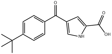 4-[4-(TERT-BUTYL)BENZOYL]-1H-PYRROLE-2-CARBOXYLIC ACID Struktur