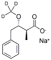 ERYTHRO-2-METHYL-3-(METHOXY-D3)-4-PHENYLBUTYRIC ACID SODIUM SALT Struktur