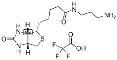 N-(+)-BIOTINYL-3-AMINOPROPYLAMMONIUM TRIFLUOROACETATE Struktur