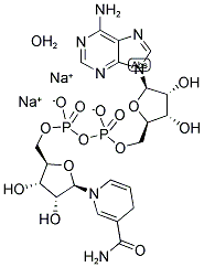 BETA-NICOTINAMIDE ADENINE DINUCLEOTIDE DISODIUM SALT(REDUCED FORM) Structure