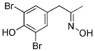 (3,5-DIBROMO-4-HYDROXYPHENYL)ACETONE OXIME Struktur