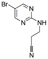 3-[(5-BROMOPYRIMIDIN-2-YL)AMINO]PROPANENITRILE Struktur